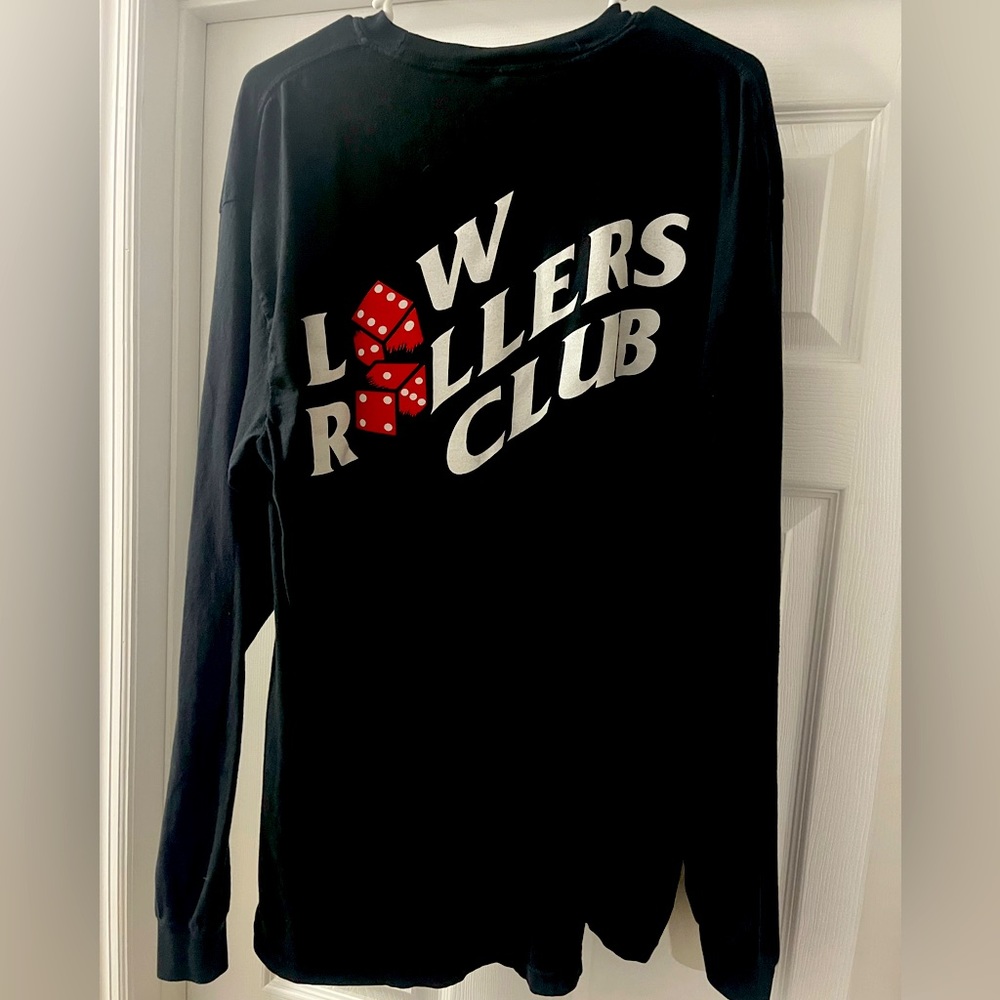 XL Low Rollers Club Long Sleeve Shirt Not House Party Distro White Phosphor Fog